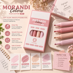 4 Pcs Morandi Pastel Highlighter Set | Soft Chisel Tip Quick-Dry No-Bleed Mildliner Markers for Journaling, Notes, School, Office & Planner