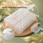 Transparent Jewellery & Accessories Storage Box | 30 Compartment Organizer