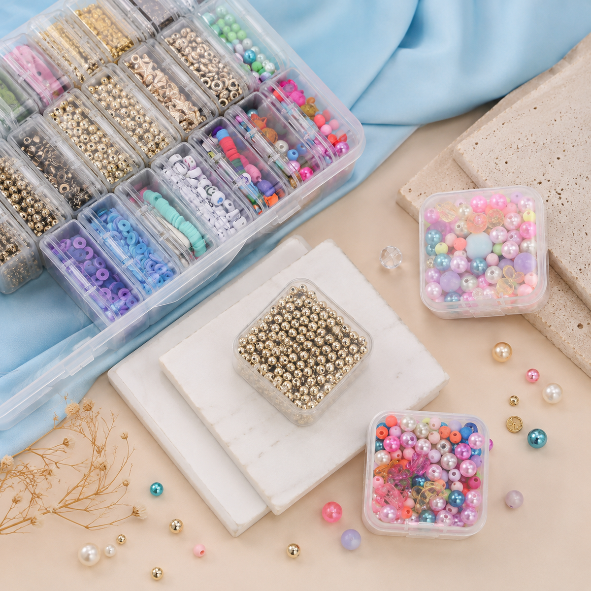 Transparent Jewellery & Accessories Storage Box | 30 Compartment Organizer