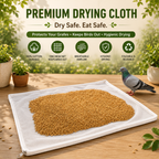 Papad Drying Mesh Net with Zip Cover, 28 x 38 Inch Reusable Food Drying Mat for Papad, Chilli, Fryums, Herbs, Spices, Grains & Dry Fruits