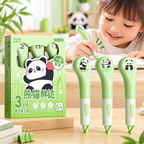 Panda Correction Tape Set of 3 | Quick-Dry White-Out Correction Tape Rollers for Students, Kids, School & Office | No-Mess Paper Correction with Precision Tip