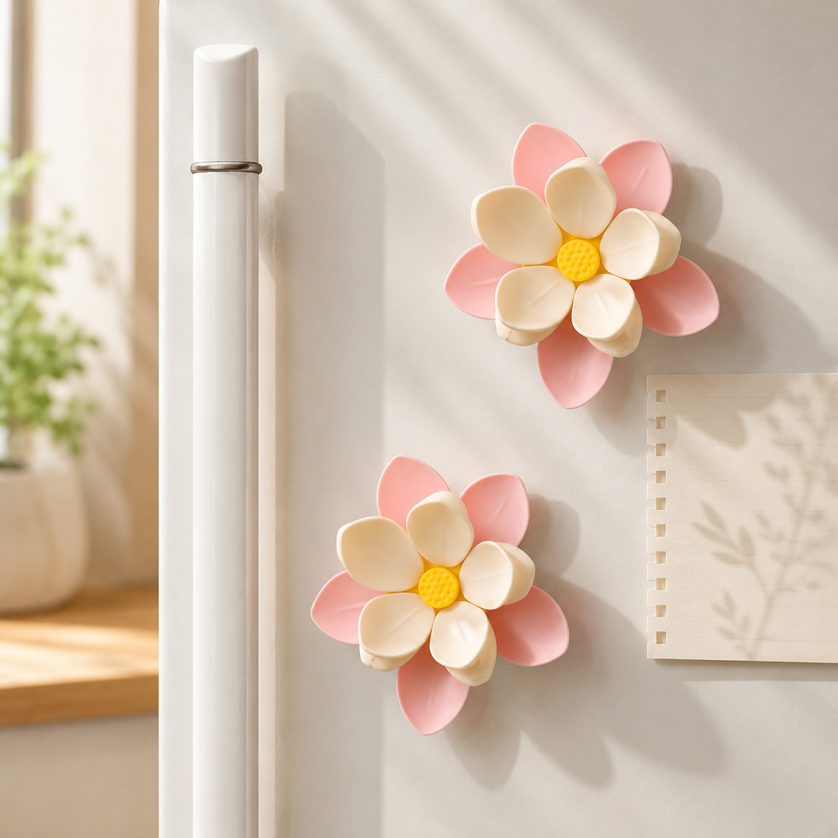 Flower Shaped Magnetic Food Clips for Fridge | Detachable Petal Snack Bag Clips for Chips, Cheese, Meat, Fruits & Vegetables