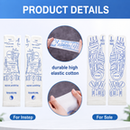 Reflexology Socks with Trigger Point Massage Tool | Acupressure Foot Massage Socks with Reflexology Chart for Women & Men – 1 Pair