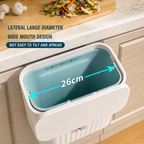Hangable Kitchen Waste Compost Bin | Rubbish Basket & Waste Sorting Organizer for Cabinet Door, Bedroom & Countertop