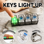 RRR Collection Mechanical Keyboard Switch Keychain | Blue Clicky Switch Tester | Fidget Keychain Toy | Keyboard Switch Sample for Gamers & Typing Enthusiasts
