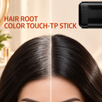Hair Color Comb Stick for Grey Hair Coverage | Waterproof & Sweat-Proof Hair Root Touch-Up Stick for Men & Women – Black