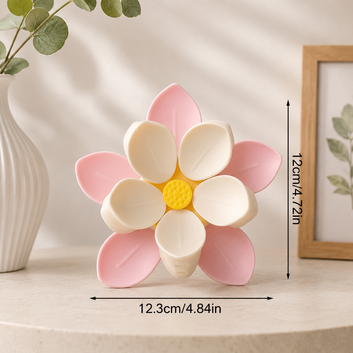 Flower Shaped Magnetic Food Clips for Fridge | Detachable Petal Snack Bag Clips for Chips, Cheese, Meat, Fruits & Vegetables